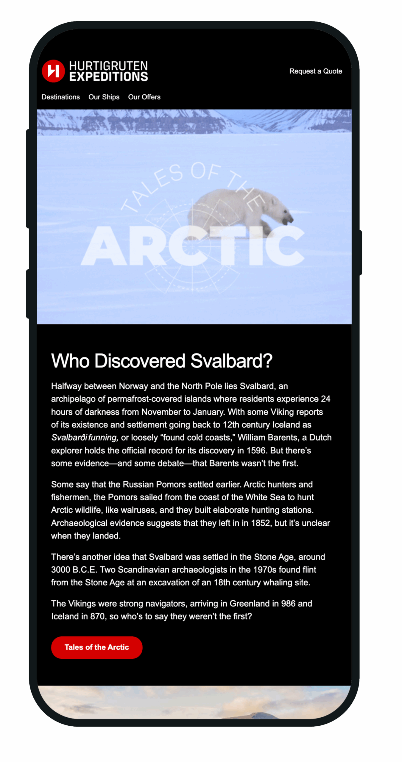 Tales of the Arctic Svalbard Email